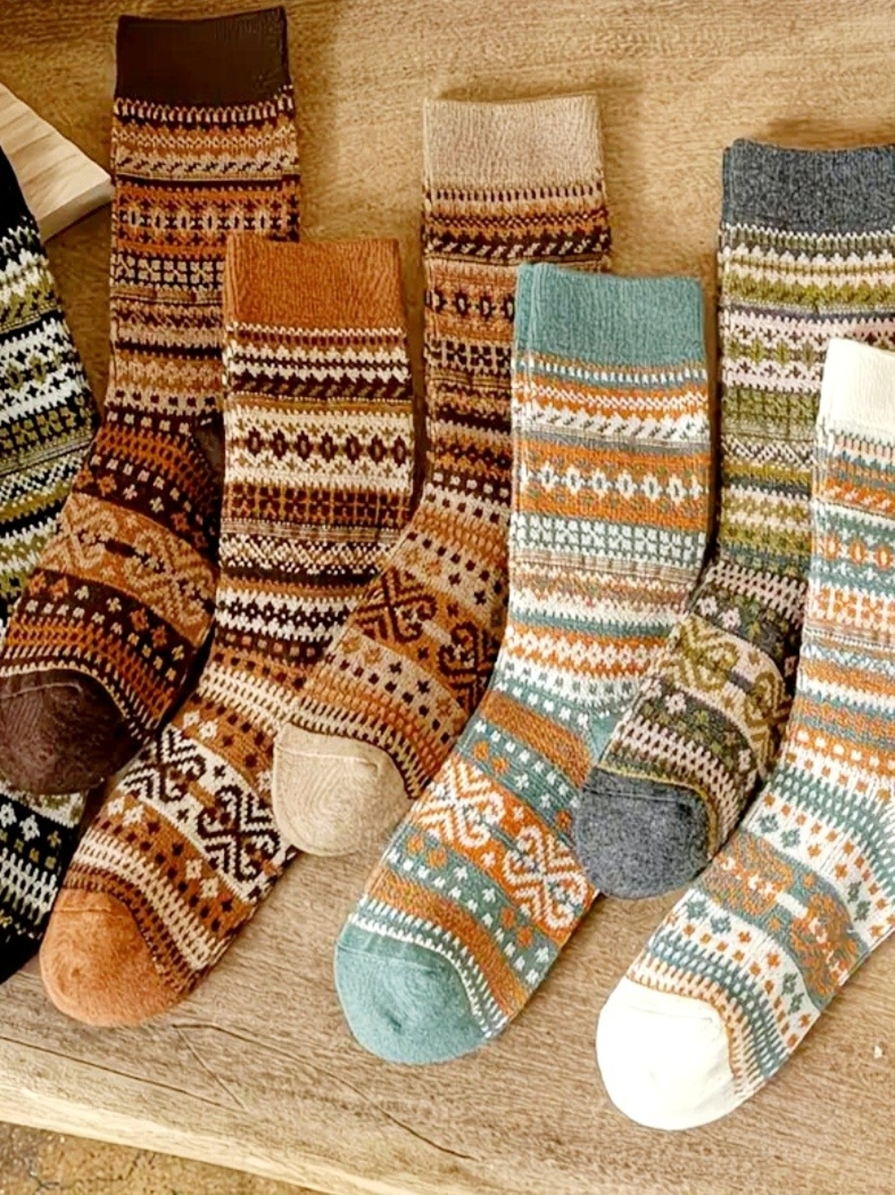 Cozy Socks Five Pairs Random Colors